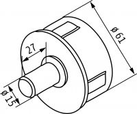 Walzenkapsel 9701116