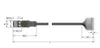 Anschlussleitung RSC12T-10/TEL