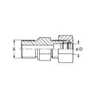 Schneidringverschraubung FSV-D10/M16