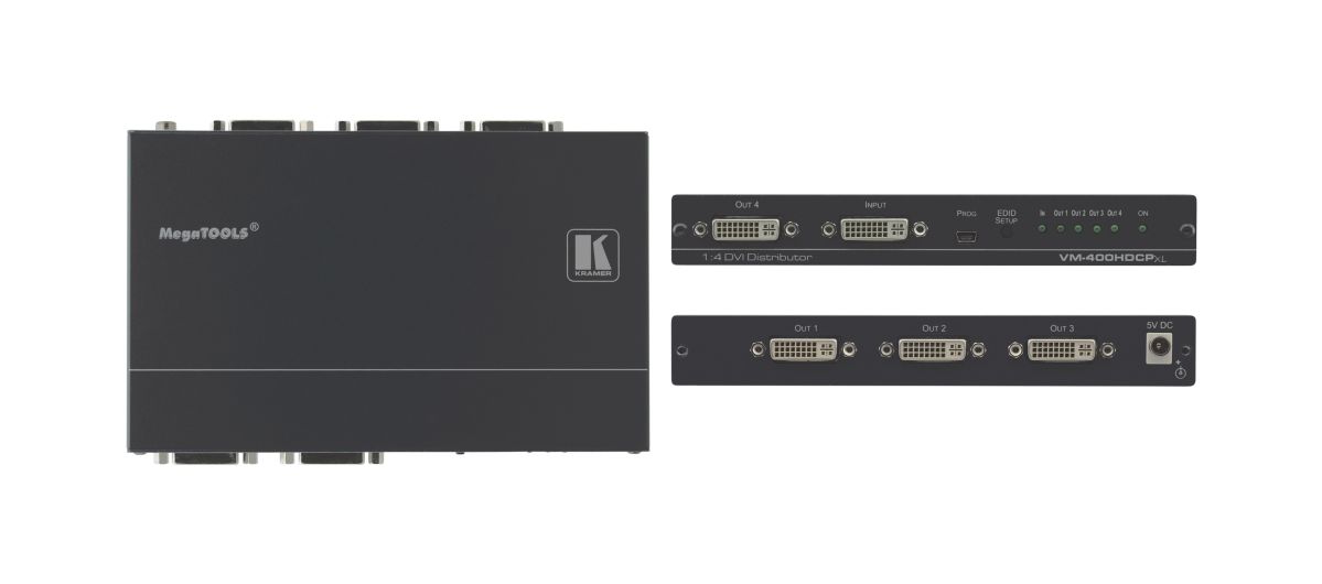 4K DVI-Verteilverstärker VM-400HDCPXL 4K DVI-Verteilverstärker VM-400HDCPXL