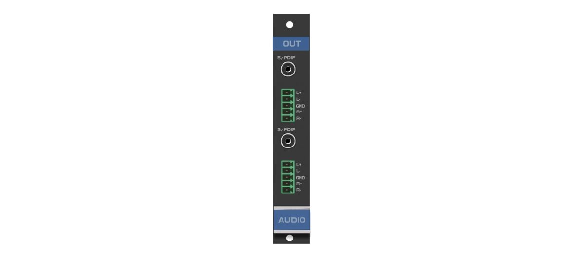 Audio-Ausgangskarte AAD-OUT2-F16/STANDAL Audio-Ausgangskarte AAD-OUT2-F16/STANDAL