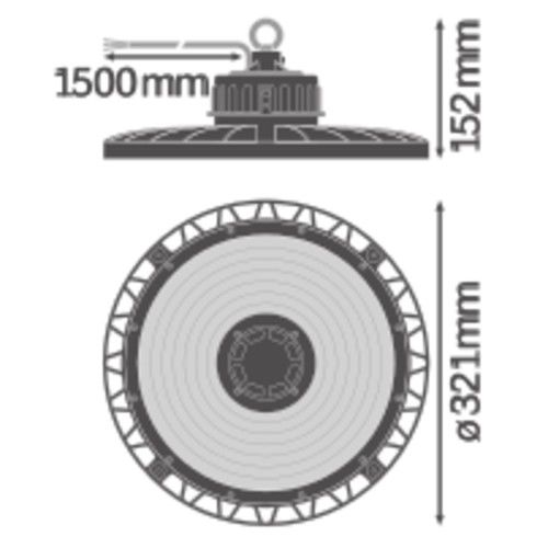 LED-Hallenleuchte HBP147W840110DEGIP65