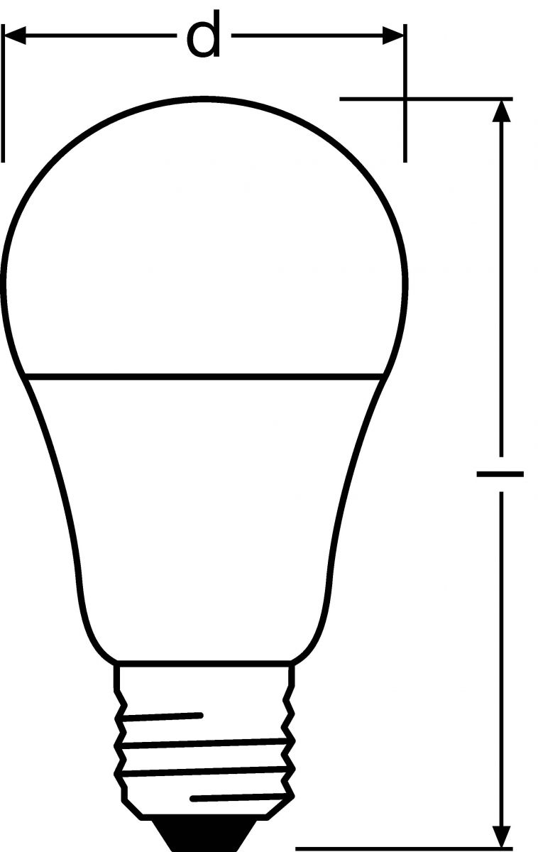 LED-Lampe E27 PCLASA 60 9W2700KE27