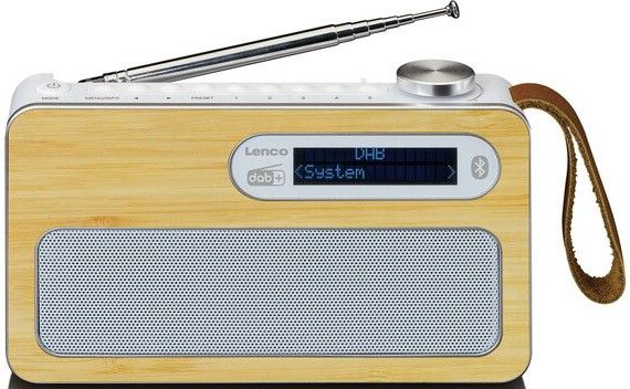 DAB+ Taschenradio PDR-040 Bamboo White DAB+ Taschenradio PDR-040 Bamboo White
