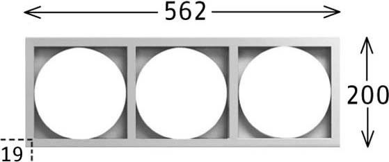 Einbaurahmen SCER 33.300 si