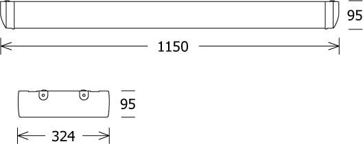 LED-Hallenleuchte EXCIS 1152040WFDA ws