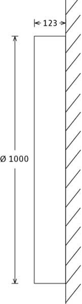 LED-Wandleuchte PLL231000401/DALI ws