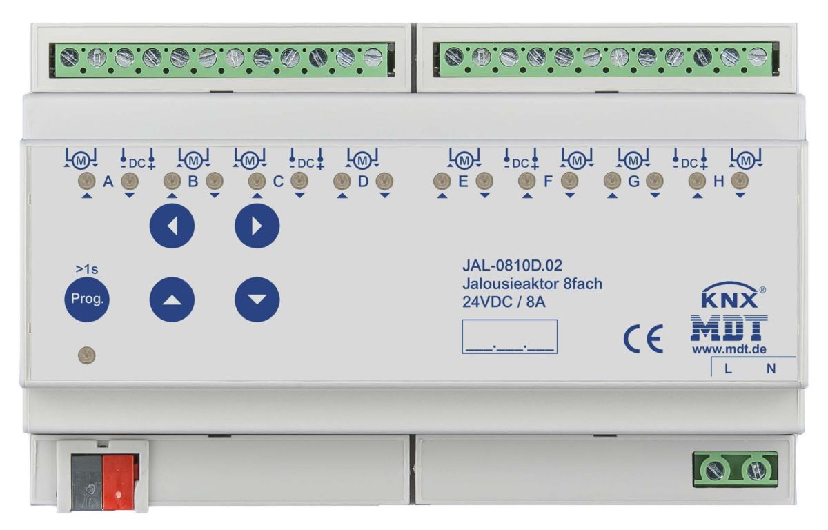 Jalousieaktor 8-fach JAL-0810D.02 Jalousieaktor 8-fach JAL-0810D.02