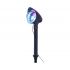 LED Erdspießleuchte Disco 19035-18 schwarz