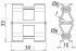 Bewehrungsklemme DC BK 6 RD6 STBLANK