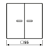 KNX RF Taster 2fach A 10921 ST RF BF WW
