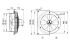 Axial-Wandventilator DZS 40/6 B E Ex e