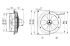 Axial-Wandventilator DZS 50/6 B E Ex e