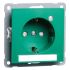 Steckdose SCHUKO grün D 20.6511.422LED/4NA