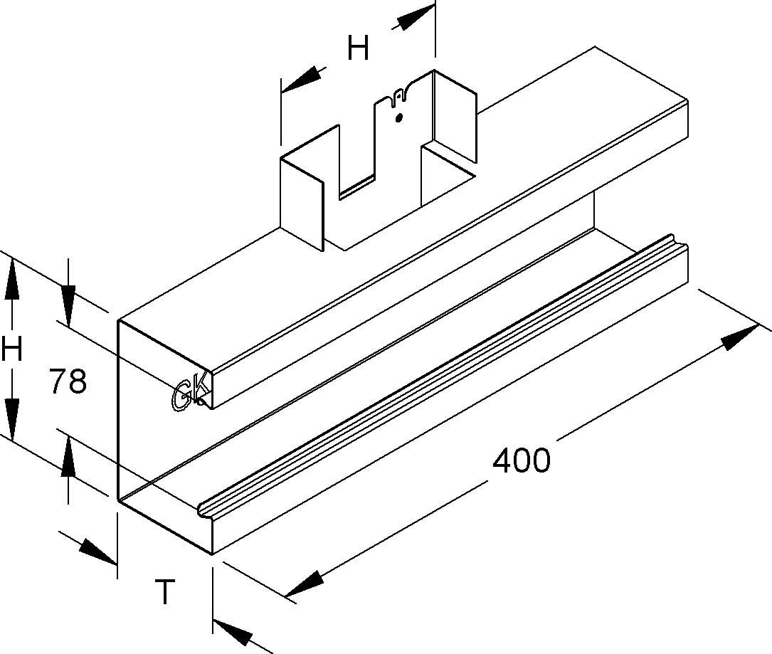 GK-T-Stück 90Gr. GKT 133-78T80 WA