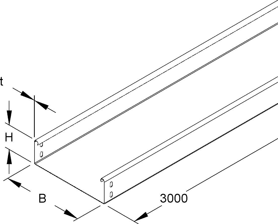Kabelrinne RLU 60.400 F OV