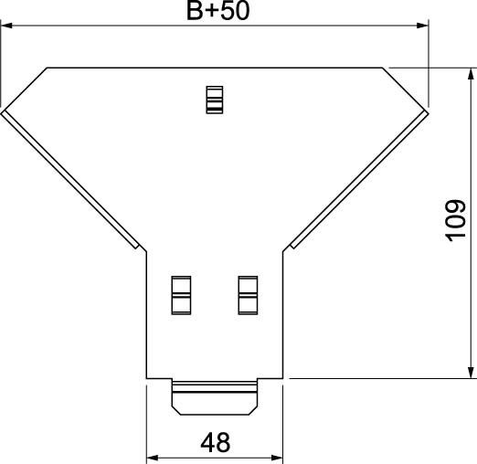 Deckel Anbau-Abzweigstück DFAA 050 FS