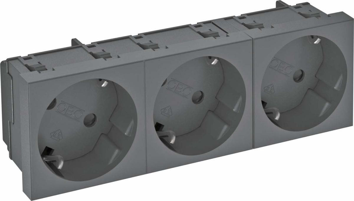 Steckdose 33 Grad, 3-fach STD-D3S SWGR3 Steckdose 33 Grad, 3-fach STD-D3S SWGR3