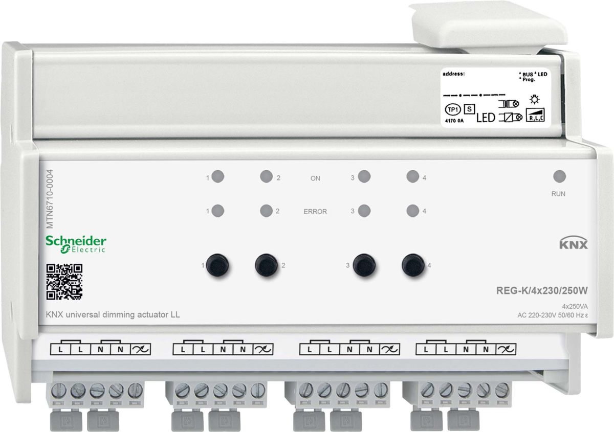 KNX Universal-Dimmaktor MTN6710-0004 KNX Universal-Dimmaktor MTN6710-0004