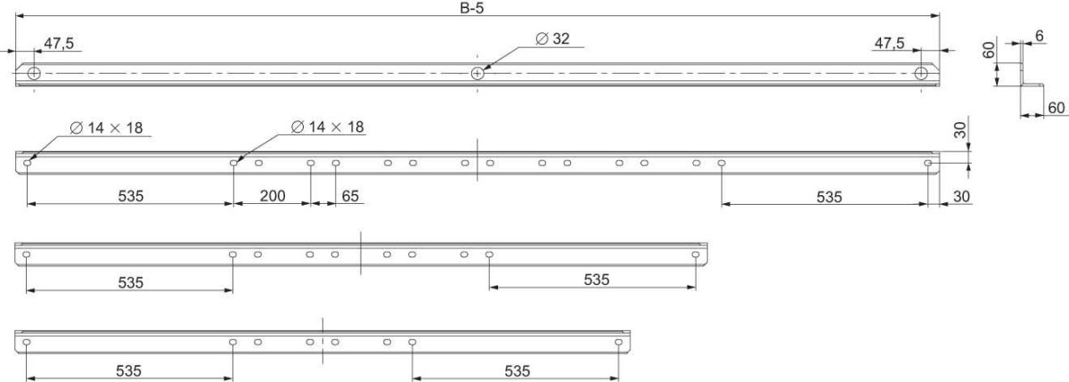 Transportschiene SF NSYSFTB24 Transportschiene SF NSYSFTB24