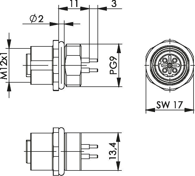 STX M12x1 EBB D-kod. 100007433