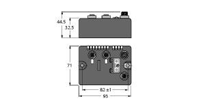 Compact Feldbus Station BLCDN-2M12S-2RFID-S