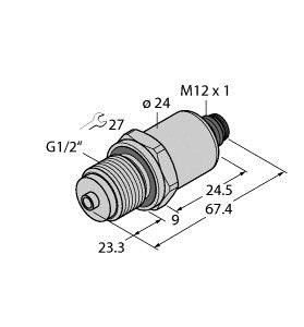 Drucktransmitter PT6R-1008-I2-H1141/X