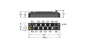 Multiprotokoll-I/O-Modul TBEN-S1-8DIP-D