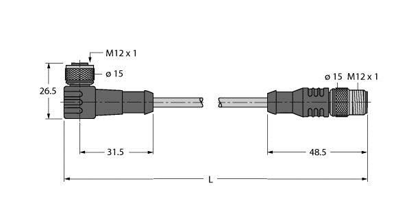 RFID-Leitung WK4.5T-5-R #7030337 RFID-Leitung WK4.5T-5-R #7030337