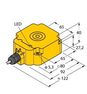 Sensor BI50-Q80-Y1X