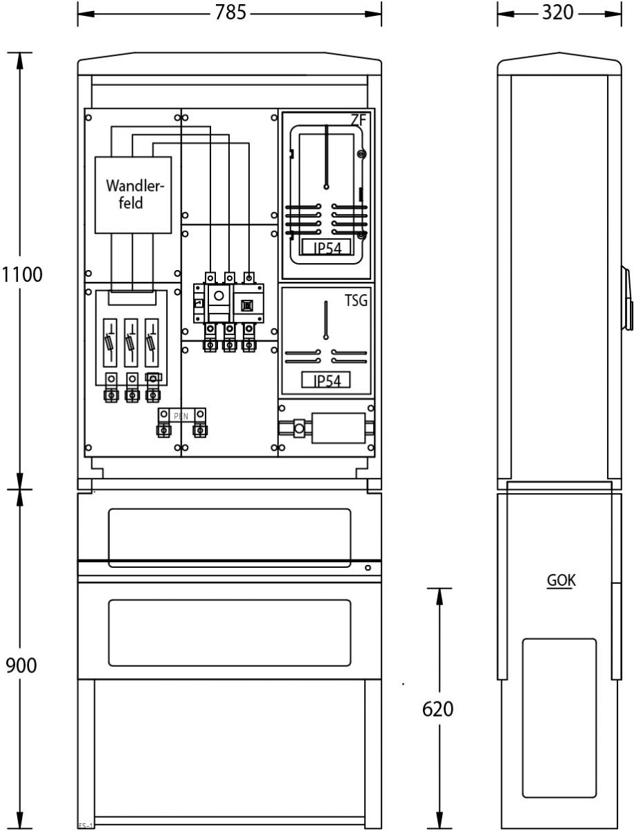 Wandlermessung WM-ZP-250A Westnetz Wandlermessung WM-ZP-250A Westnetz
