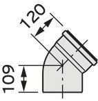 Bogen 45 Grad 0020095556