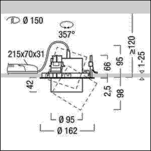 LED-Einbaustrahler V2-R M2500 #60716778