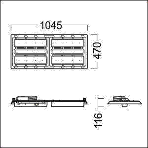 LED-Hallenleuchte CR2 L27k- #42187992