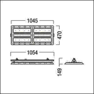 LED-Hallenleuchte CR2 L35k #42936403