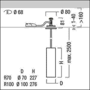 LED-Pendelleuchte P-INF RCWH #62920287
