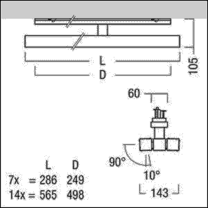 LED-Strahler SCENO 2X7 #42188544